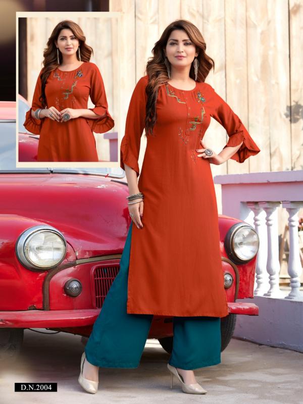 Farari-Rayon-Kurti-With-Bottom